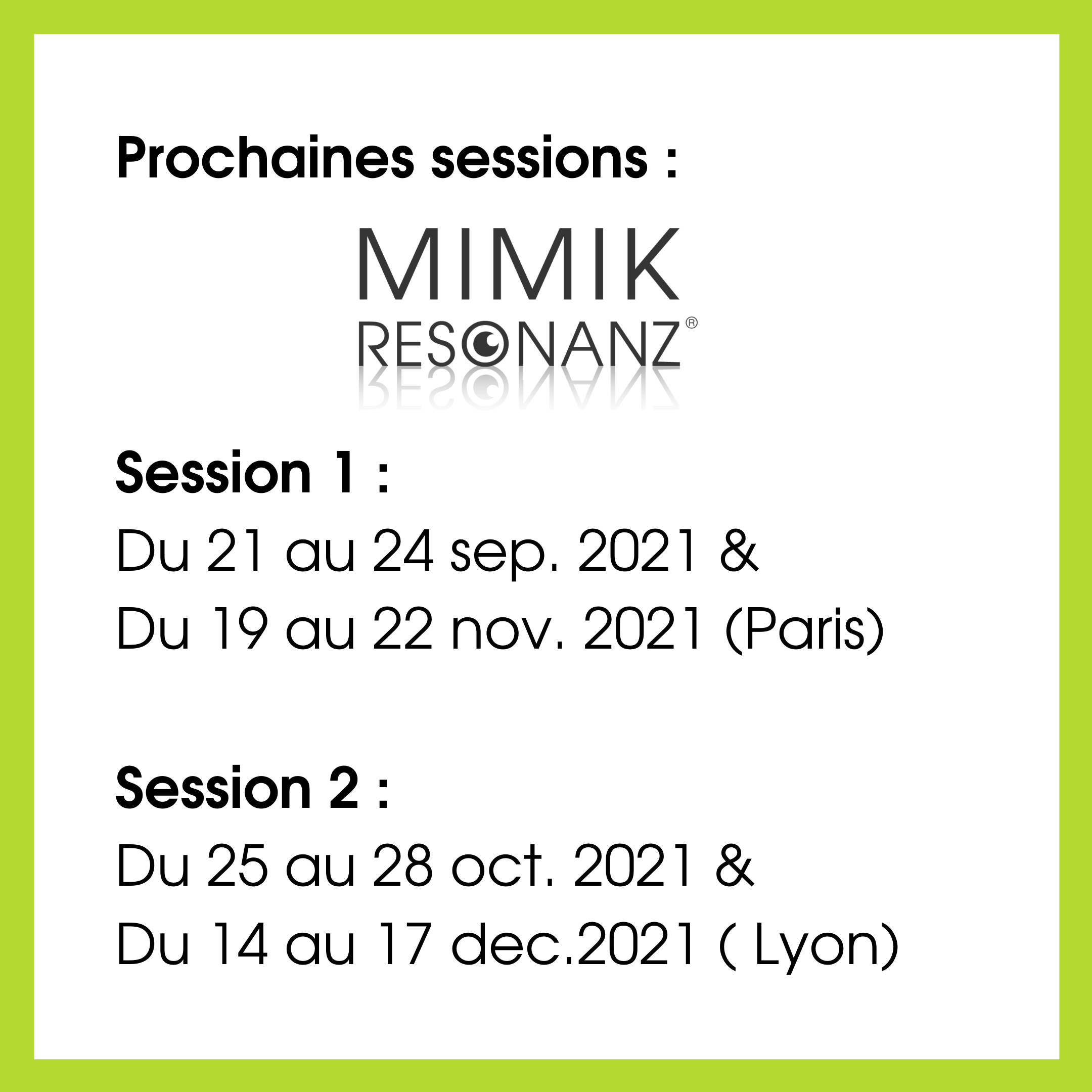 dates formation mimikresonanz dates formation mimikresonanz
