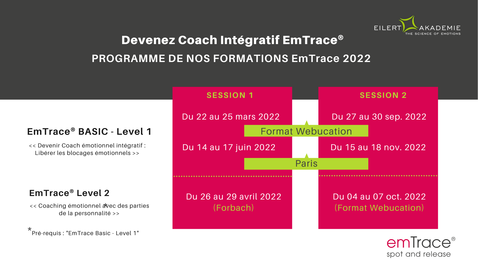 emtrace dates 2022 emtrace dates 2022